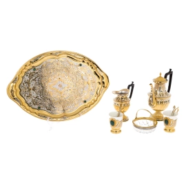 Набор кофейный "Магия Востока" на 2 персоны, Златоуст