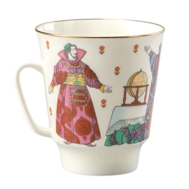 Чайный набор из фарфора "Царь Федор Иоаннович" 3 предмета