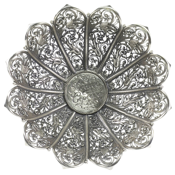 Конфетница серебряная "Вдохновение"