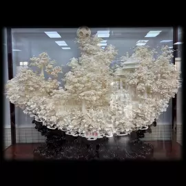 Композиция из бивня мамонта "Богатый и благоприятный"