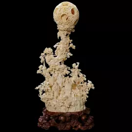 Композиция из бивня мамонта "Цзисин Гаочжао"