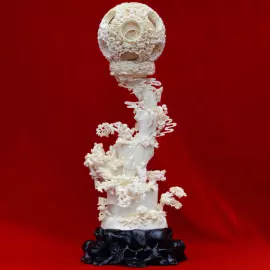 Композиция из бивня мамонта "Элегантная коллекция"