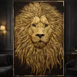 Декоративное панно "Лев"