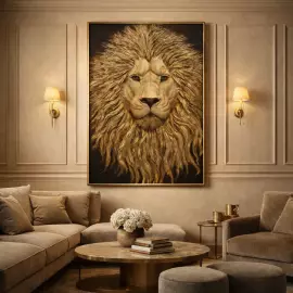 Декоративное панно "Лев"