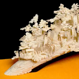 Композиция из бивня мамонта "Прекрасный Китай"