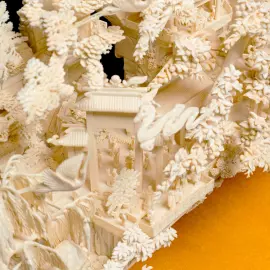 Композиция из бивня мамонта "Прекрасный Китай"