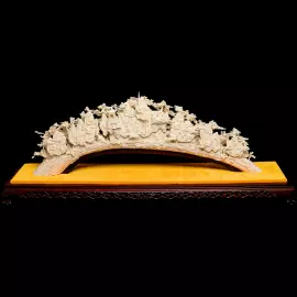 Композиция из бивня мамонта "Прекрасный Китай"