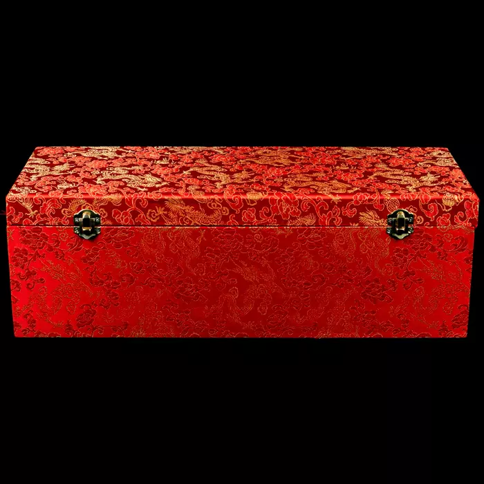 Композиция из бивня мамонта с кантонским шаром "Дракон"