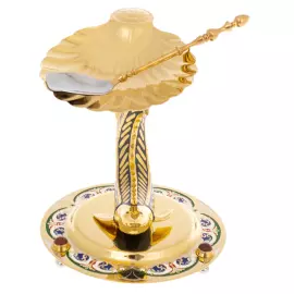 Икорница "Белуга" с эмалями, Златоуст