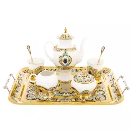 Boyarynya coffee set for 2 persons, Zlatoust