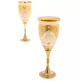 Набор рюмок высоких "Узоры" на 2 персоны, Златоуст