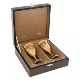 Набор рюмок высоких "Узоры" на 2 персоны, Златоуст