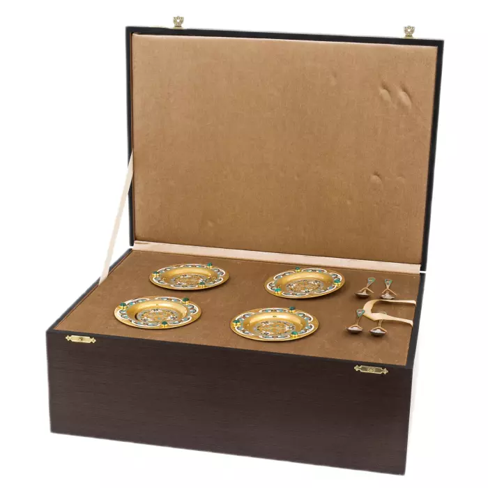 Сервиз кофейный "Боярыня" на 4 персоны, Златоуст