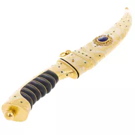 Кинжал сувенирный "Бебут" с лазуритом, Златоуст