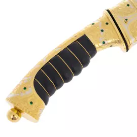 Кинжал сувенирный "Бебут" с лазуритом, Златоуст