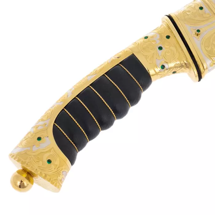 Кинжал сувенирный "Бебут" с лазуритом, Златоуст