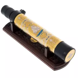 Подзорная труба "Морская" на резной подставке, Златоуст