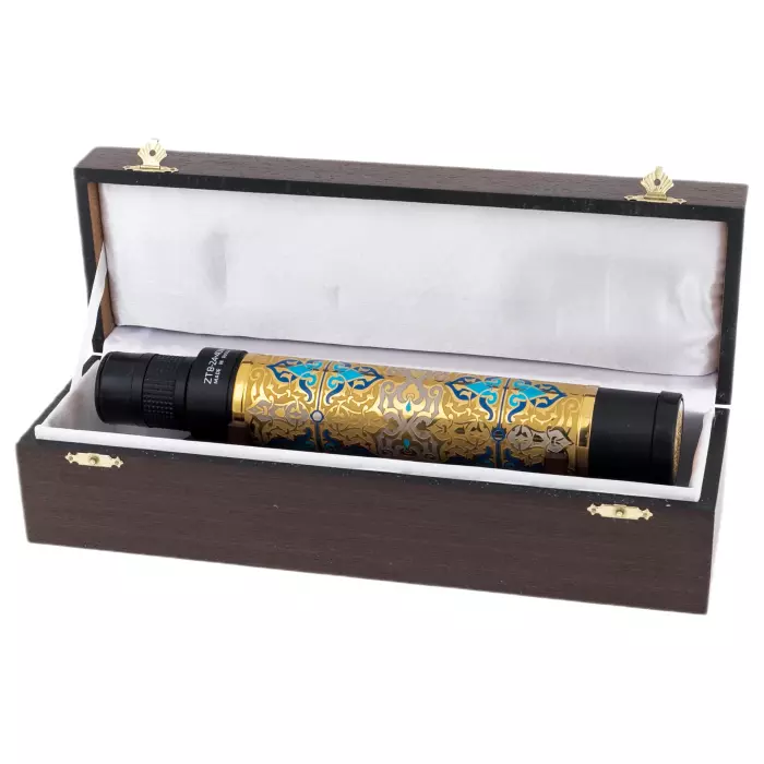 Подзорная труба "Восточная" на резной подставке, Златоуст