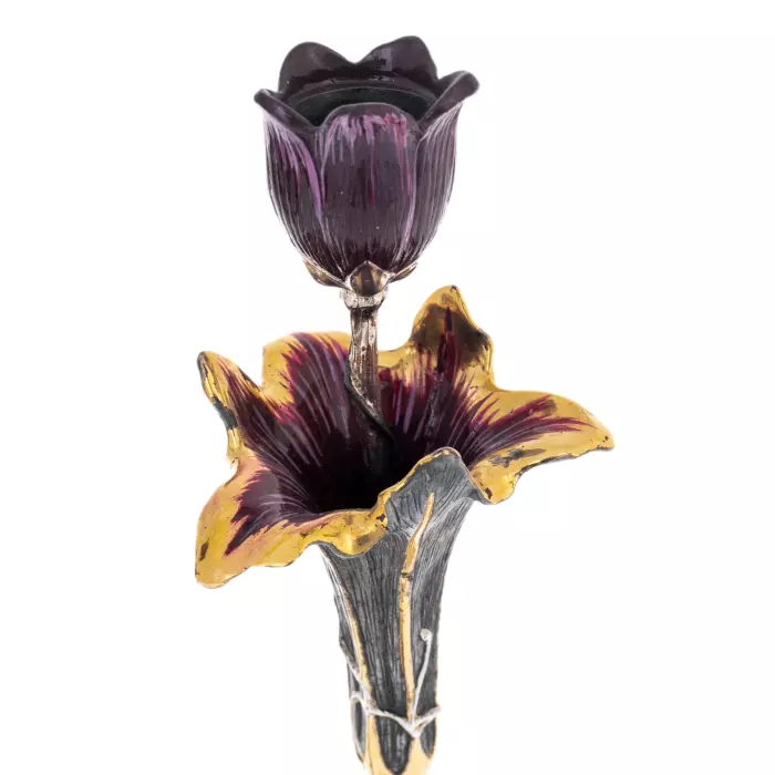 Набор подсвечников "Цветы" 2 шт, Златоуст