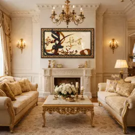 Панно из янтаря "Арабское"