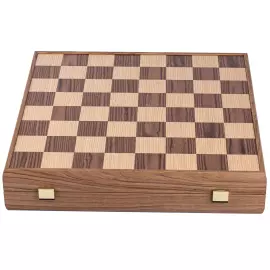 Шахматы из орехового дерева "Классика" с узором