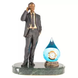 Bronze watch "Vodokanal employee"