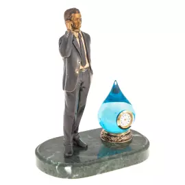 Bronze watch "Vodokanal employee"