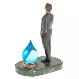 Bronze watch "Vodokanal employee"