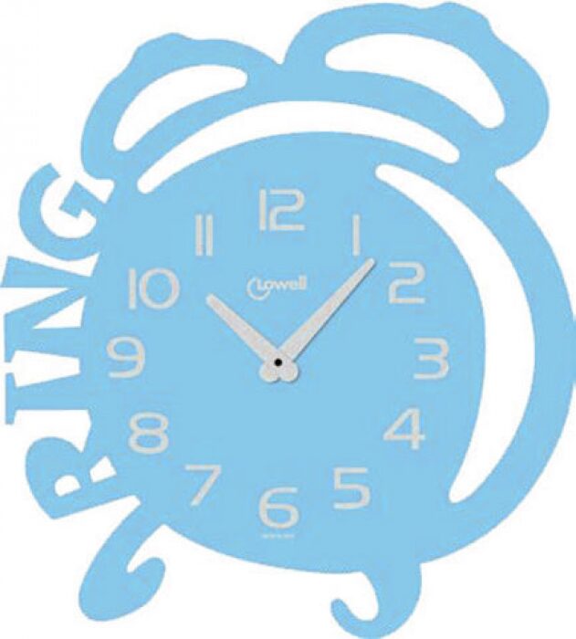 Wall clock "Ring" blue