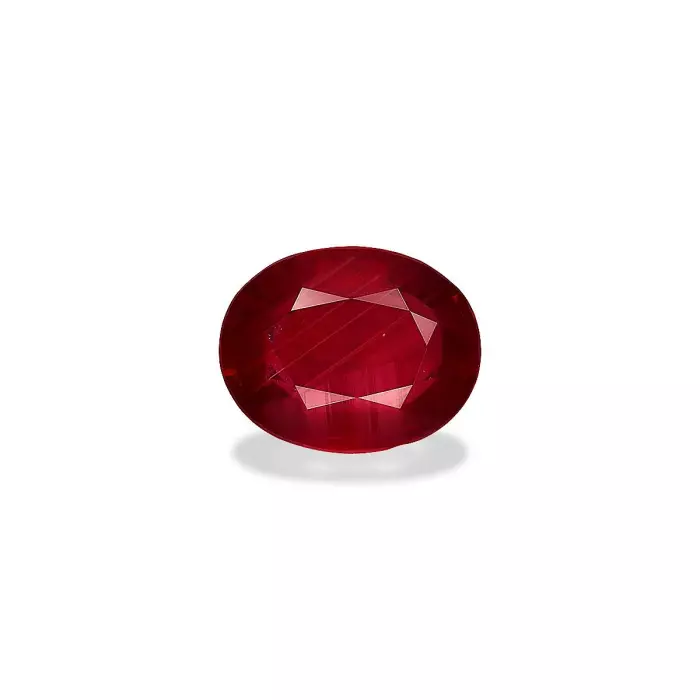 Необработанный мозамбикский рубин 3.00 карата – 10x8 мм, голубиная кровь