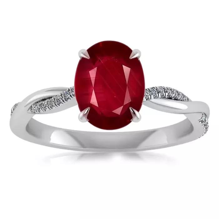 Необработанный мозамбикский рубин 3.00 карата – 10x8 мм, голубиная кровь