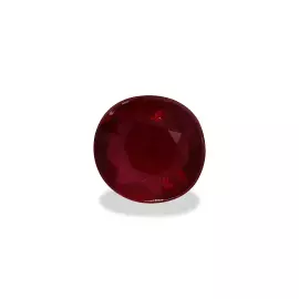 Необработанный мозамбикский рубин 3.01 карата – 8 мм, голубиная кровь