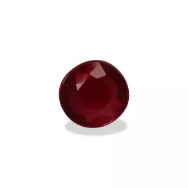 Необработанный мозамбикский рубин 3.01 карата – 8 мм, голубиная кровь