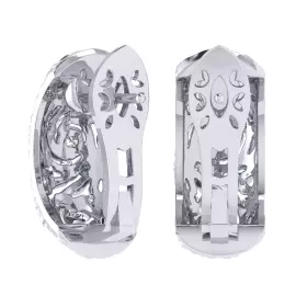 Комплект ювелирных украшений из белого золота "Звездная ночь"