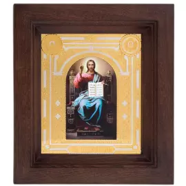 Икона "Господь Вседержитель" в киоте, Златоуст