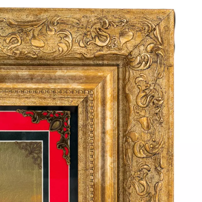 Панно на сусальном золоте "Большой Каменный мост"