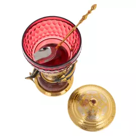 Икорница "Дары моря" на яшме, Златоуст