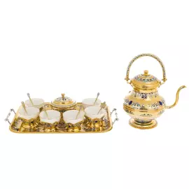 Сервиз чайный "Восточный" на 6 персон, Златоуст