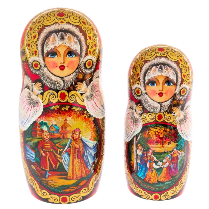 Матрешка на 30 мест "Сказки" 45 см