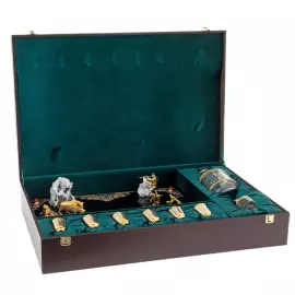 Набор для водки "Охота на кабана" на 6 персон, Златоуст