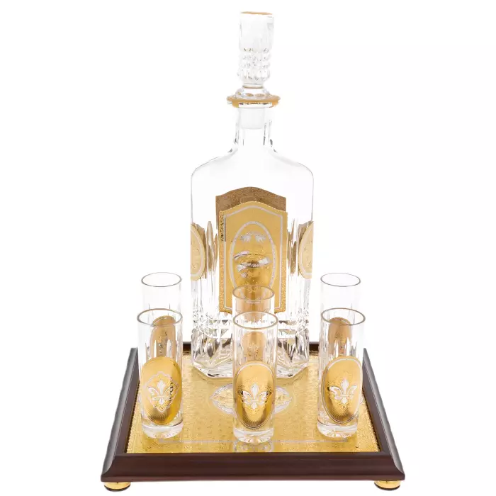 Набор для водки "In Vino Veritas" на 6 персон, Златоуст