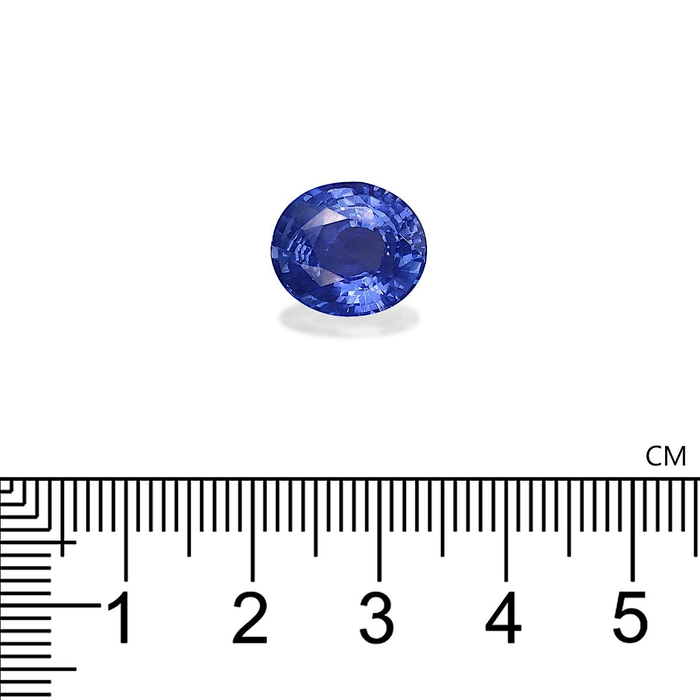 Синий необработанный сапфир из Шри-Ланки 5.62 карата – 12x10 мм