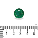 Зеленый замбийский изумруд 11,96 карата – 14 мм