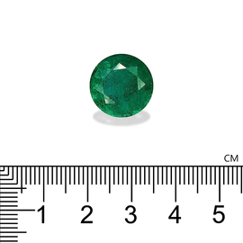 Зеленый замбийский изумруд 11,96 карата – 14 мм