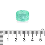 Зеленый мозамбикский турмалин Параиба 12.65 карата – 16x14 мм