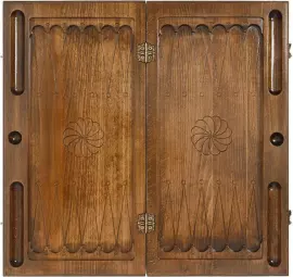 Резные нарды из бука "Морда тигра"