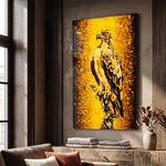 Панно декоративное из янтаря "Орёл"