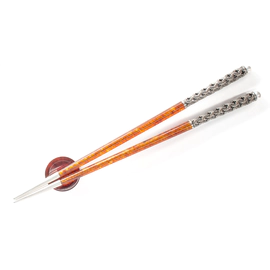 Палочки для еды из янтаря "Императорские"