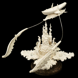 Скульптура "Мир грез" из бивня мамонта