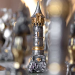 Bronze, marble and onyx chess set "Napoleon vs Dmitry" for 2 persons